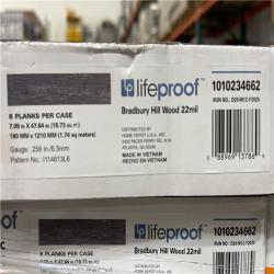 DALLAS LOCATION- Lifeproof Bradbury Hill Wood 22 MIL x 7.1 in. W x 48 in. L Click Lock Waterproof Luxury Vinyl Plank Flooring PALLET-(51 CASES)