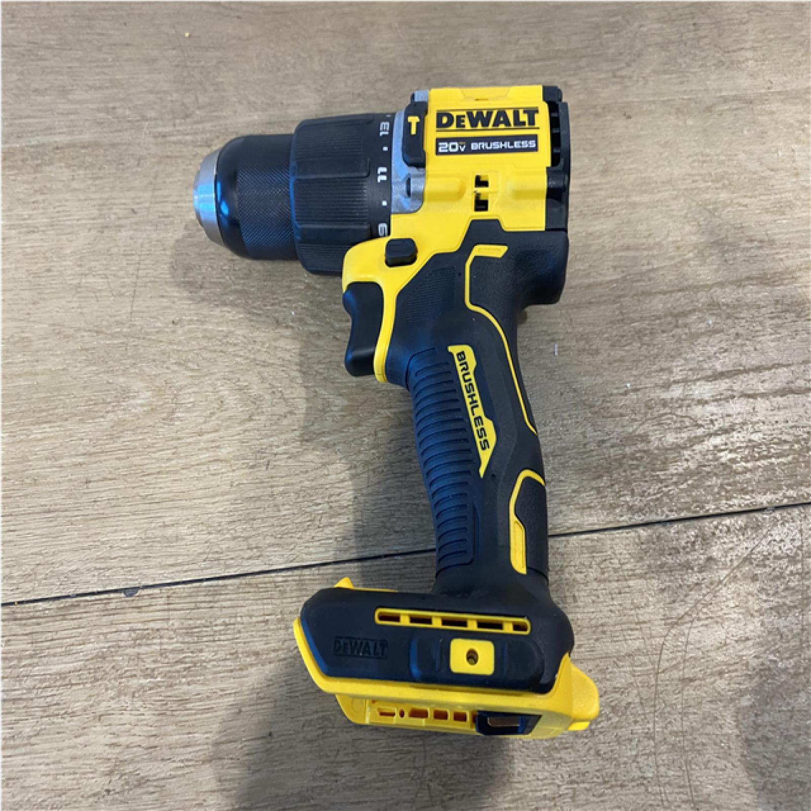 as-is DEWALT ATOMIC 20-Volt MAX Brushless Cordless 1/2 in. Hammer Drill (Tool-Only)