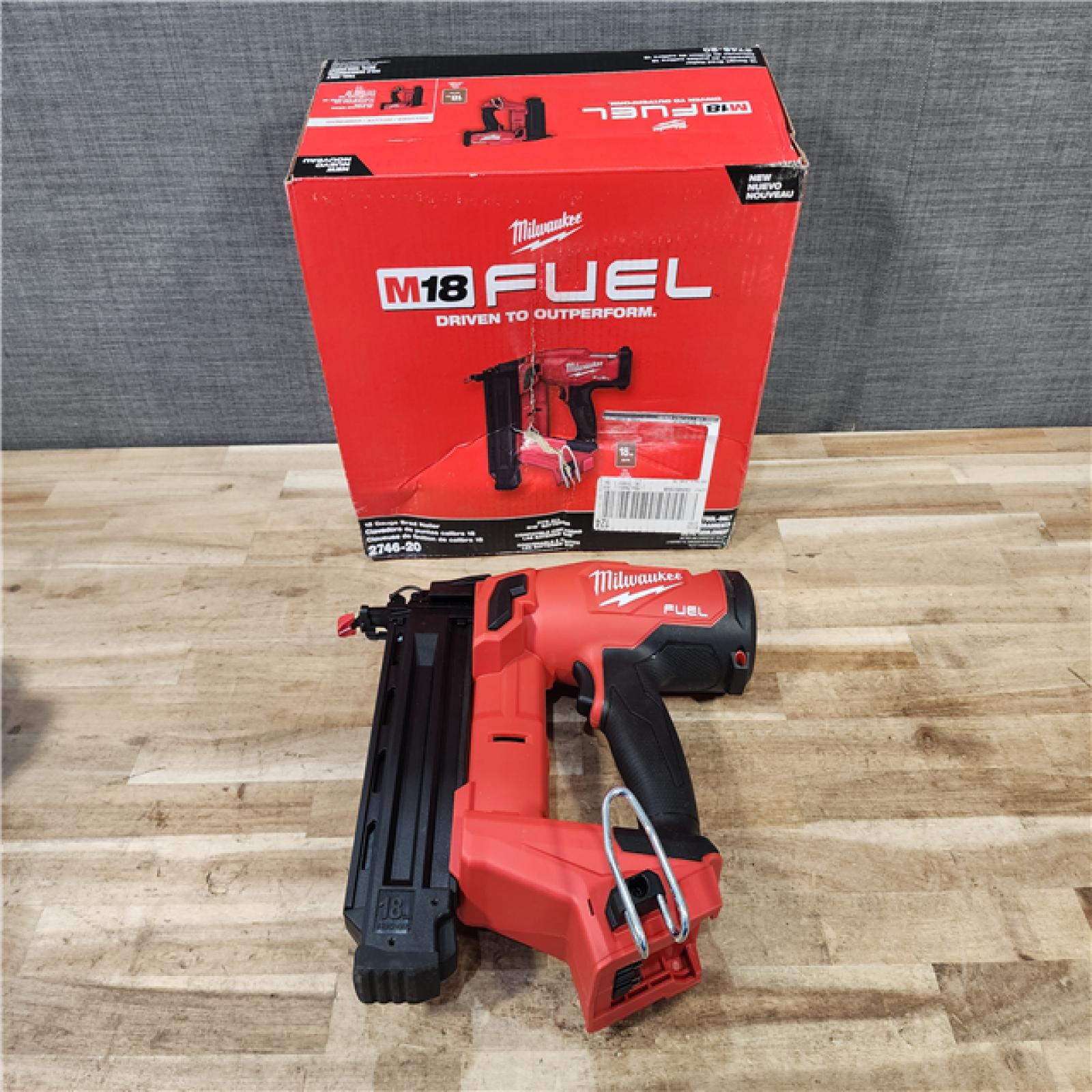 HOUSTON LOCATION - AS-IS (APPEARS LIKE NEW) Milwaukee FUEL 18-Volt Lithium-Ion Brushless Cordless Gen II 18-Gauge Brad Nailer (Tool-Only)