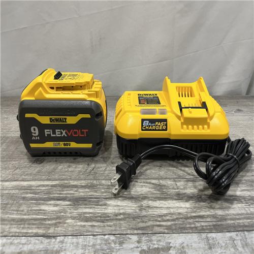 AS-IS DEWALT 20V/60V MAX FLEXVOLT Lithium-Ion 9.0Ah Battery and Charger Starter Kit