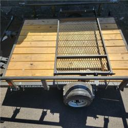 Phoenix Location AS-IS Karavan 6 ft. x 8 ft. Wood Floor Utility Trailer Kit w/Patented Drop Down Rail System (Damaged Tongue) (No Title Included)