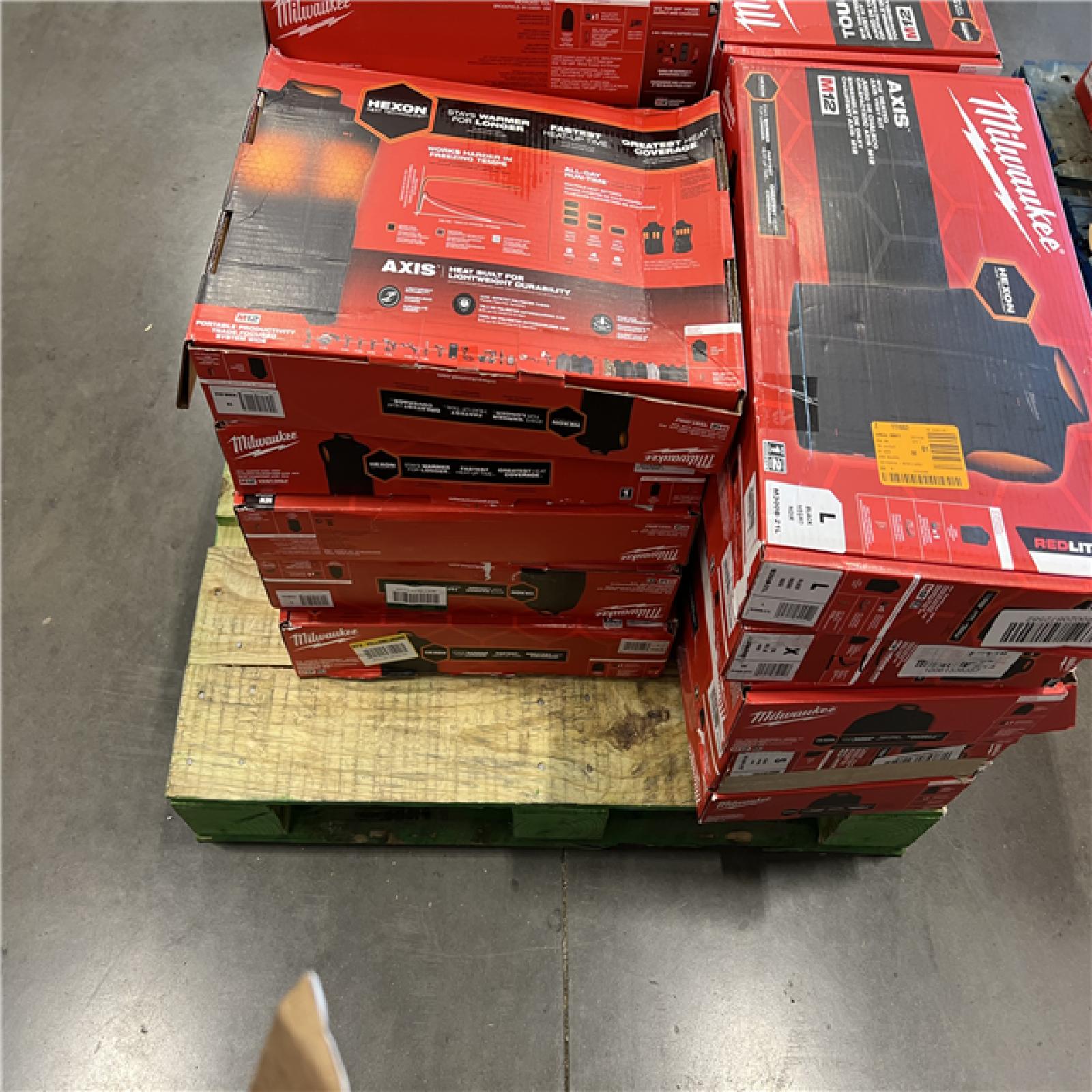 DALLAS LOCATION - AS-IS MILWAUKEE JACKET PALLET (25 COUNT)