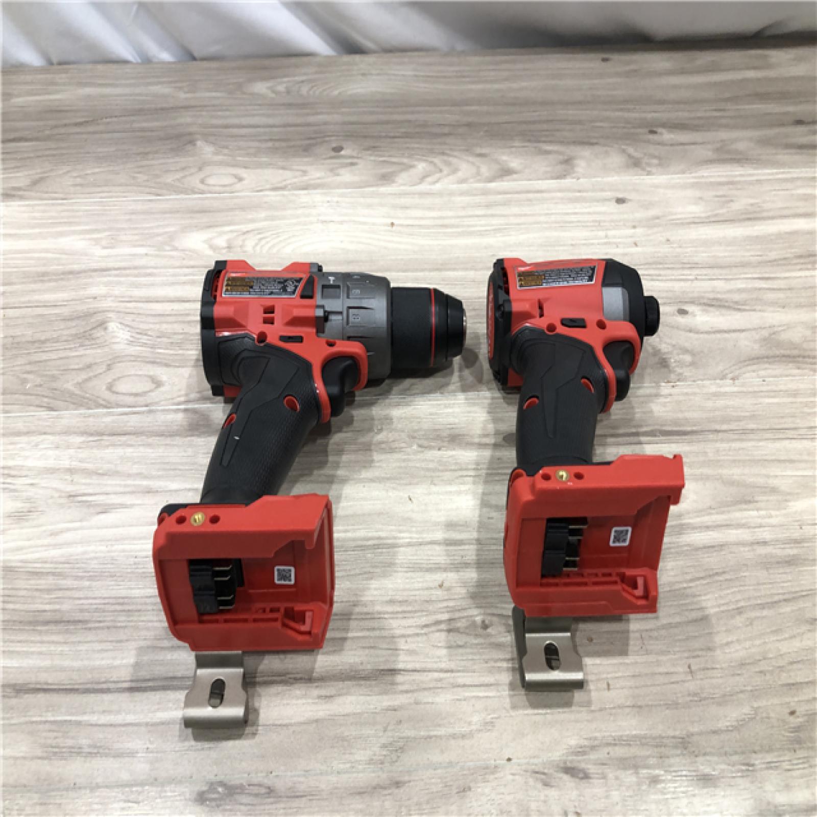 AS-IS Milwaukee FUEL 18V Lithium-Ion Cordless Hammer Drill and Impact Driver Combo Kit