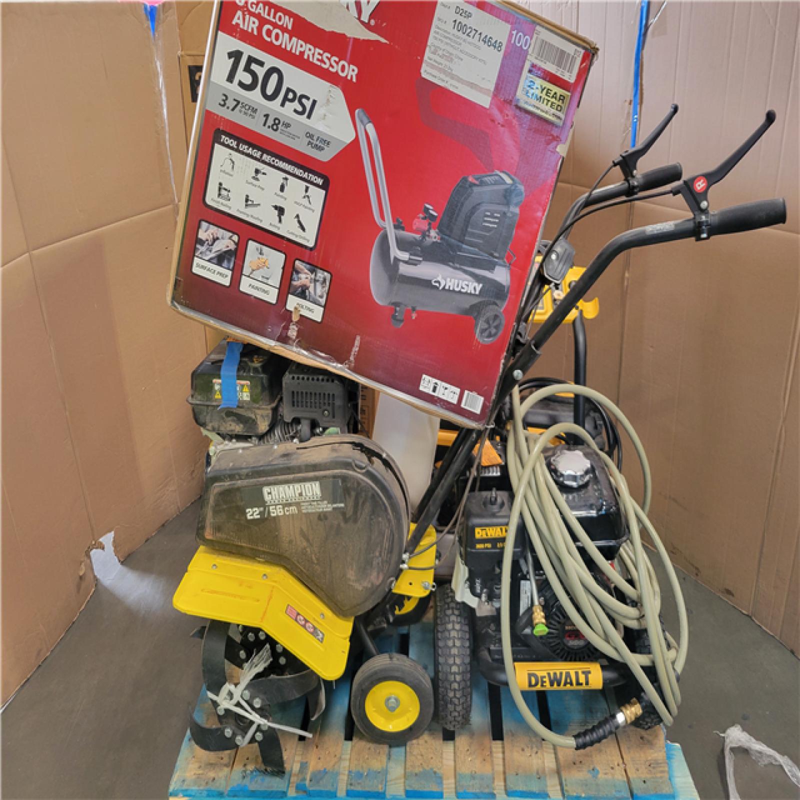 CALIFORNIA AS-IS OUTDOOR POWER EQUIPMENT