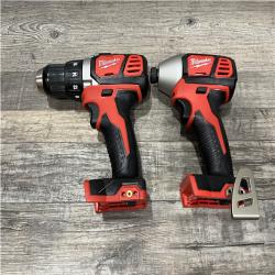 AS-IS Milwaukee 18V Lithium-Ion Cordless Drill Driver/Impact Driver Combo Kit