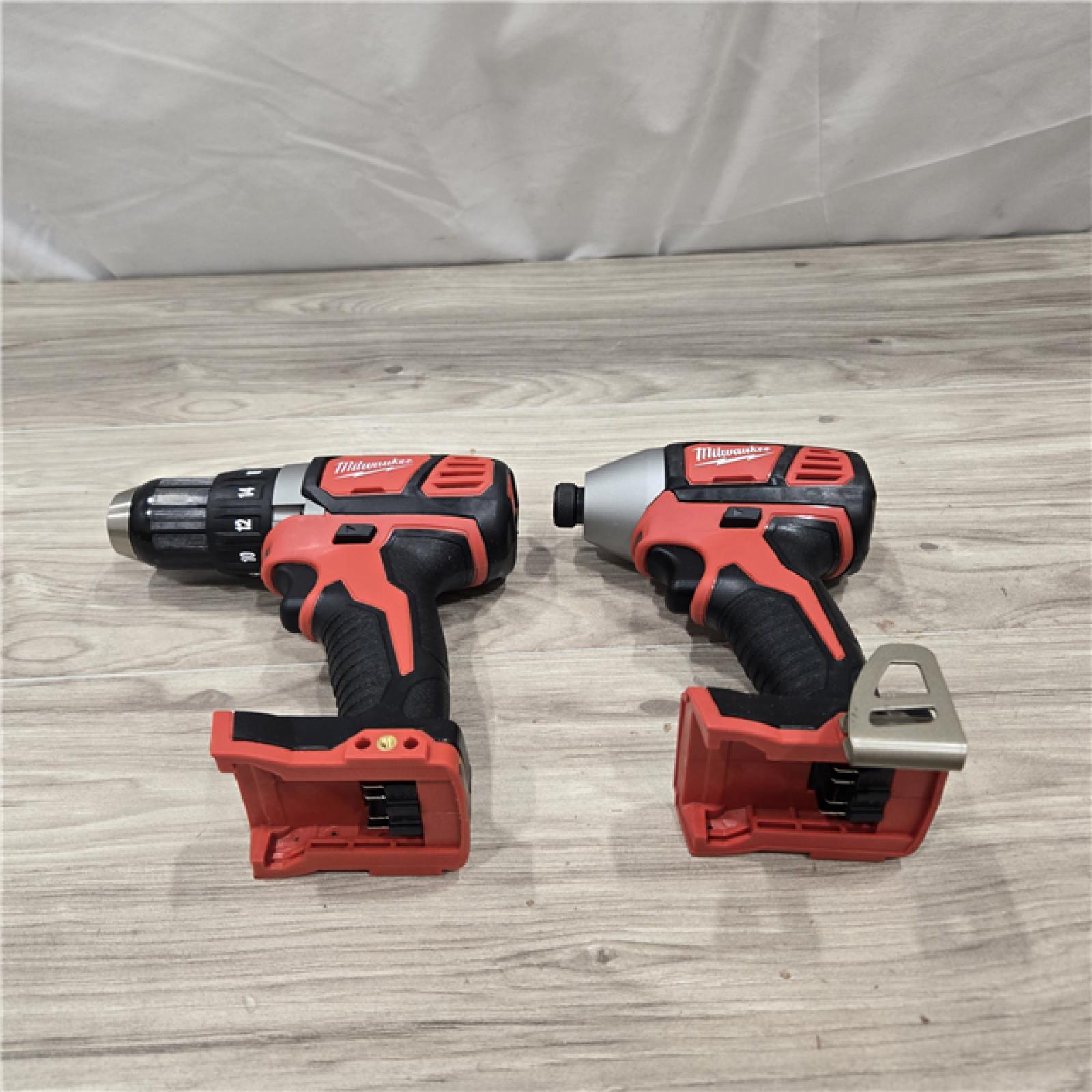 AS-IS Milwaukee 18V Cordless 2-Tool Drill/Driver and Impact Driver Kit