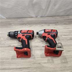 AS-IS Milwaukee 18V Cordless 2-Tool Drill/Driver and Impact Driver Kit
