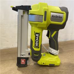 AS-IS RYOBI ONE+ 18V 18-Gauge Cordless AirStrike Narrow Crown Stapler (Tool Only)