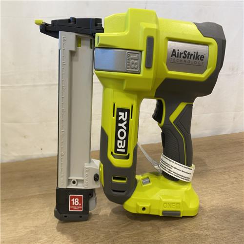 AS-IS RYOBI ONE+ 18V 18-Gauge Cordless AirStrike Narrow Crown Stapler (Tool Only)