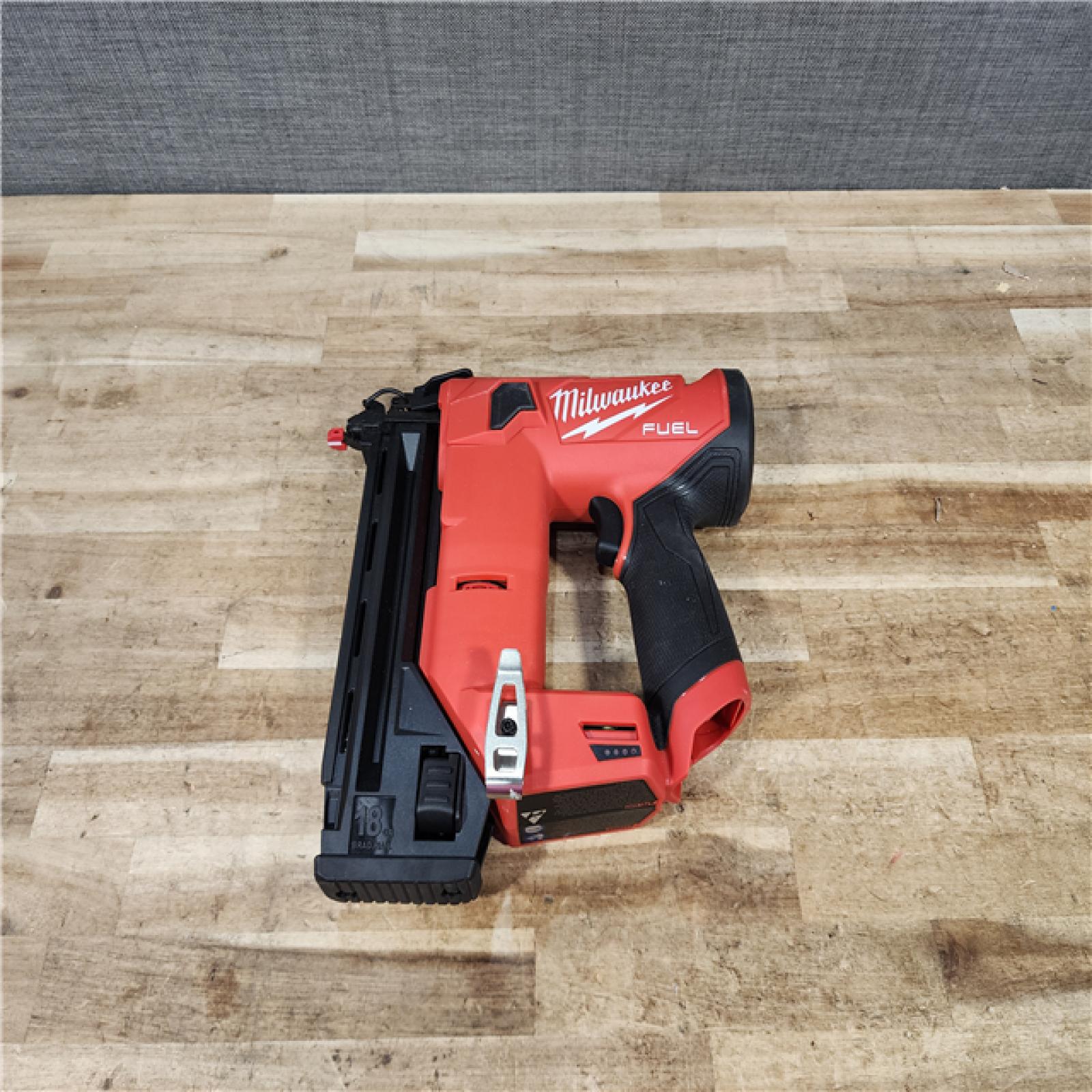 HOUSTON LOCATION - AS - IS Milwaukee FUEL 12-Volt Lithium-Ion Brushless Cordless 18-Gauge 1-1/2 in. Compact Brad Nailer (Tool Only)