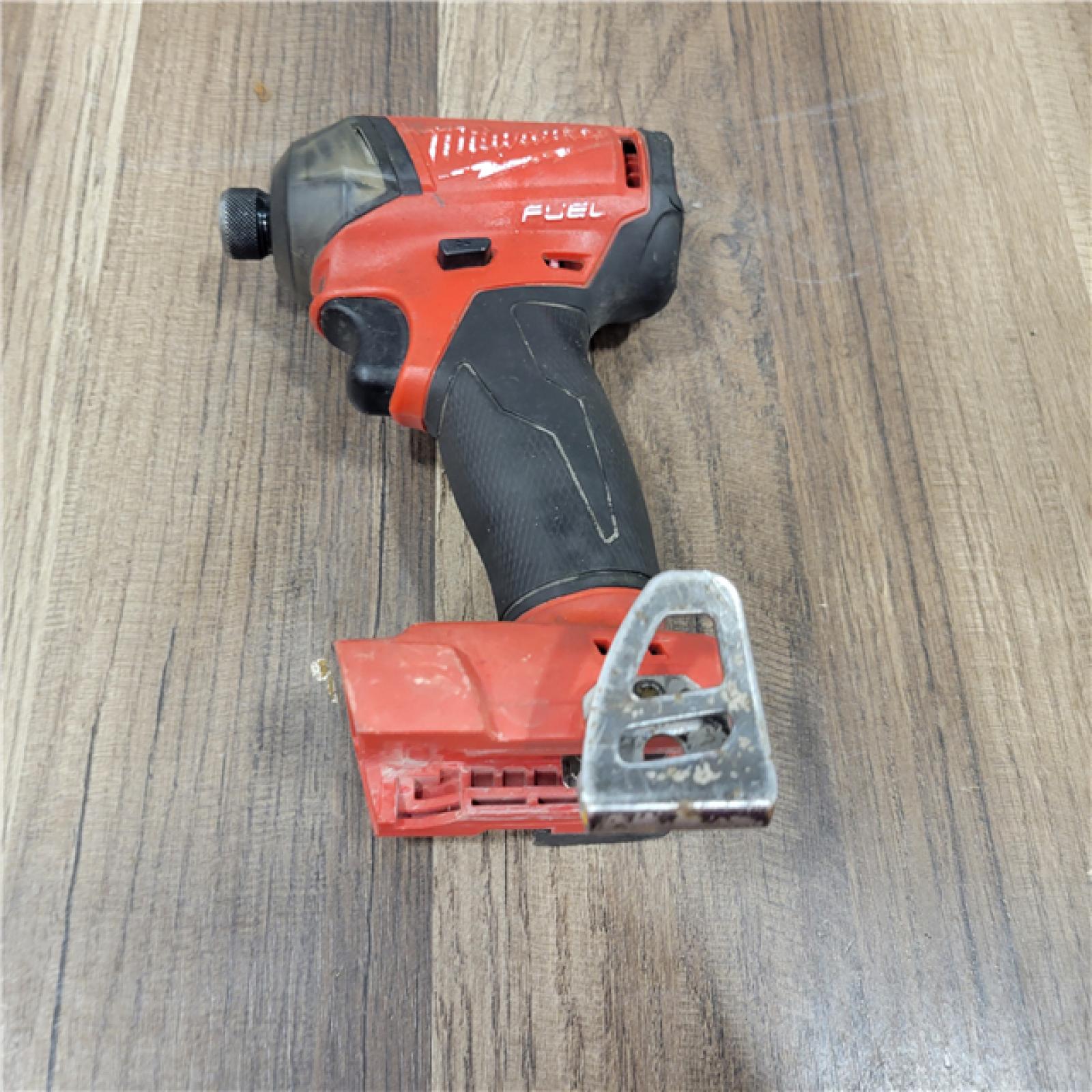 AS-IS Milwaukee 2953-20 18V Lithium-Ion Brushless Cordless 1/4   Hex Impact Driver Bare Tool  Red