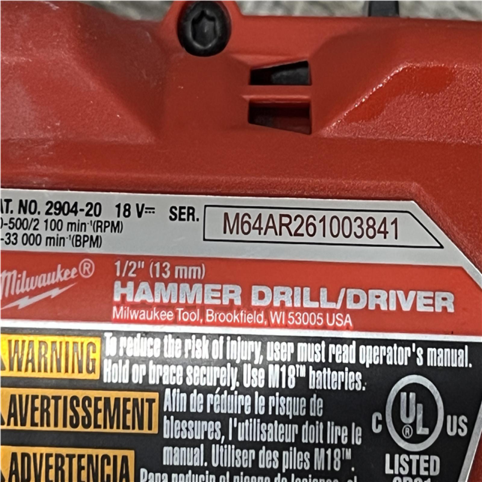 AS-IS Milwaukee FUEL 18V Lithium-Ion Brushless Cordless Hammer Drill and Impact Driver Combo Kit
