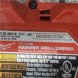 AS-IS Milwaukee FUEL 18V Lithium-Ion Brushless Cordless Hammer Drill and Impact Driver Combo Kit