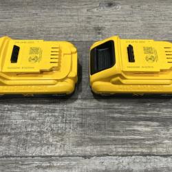 AS-IS DEWALT 20V MAX XR Lithium-Ion 4.0 Ah Battery Packs (2-Pack)