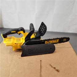 AS IS DeWalt 12 in. 20-Volt MAX Lithium-Ion Cordless Brushless Chainsaw (Tool-Only)
