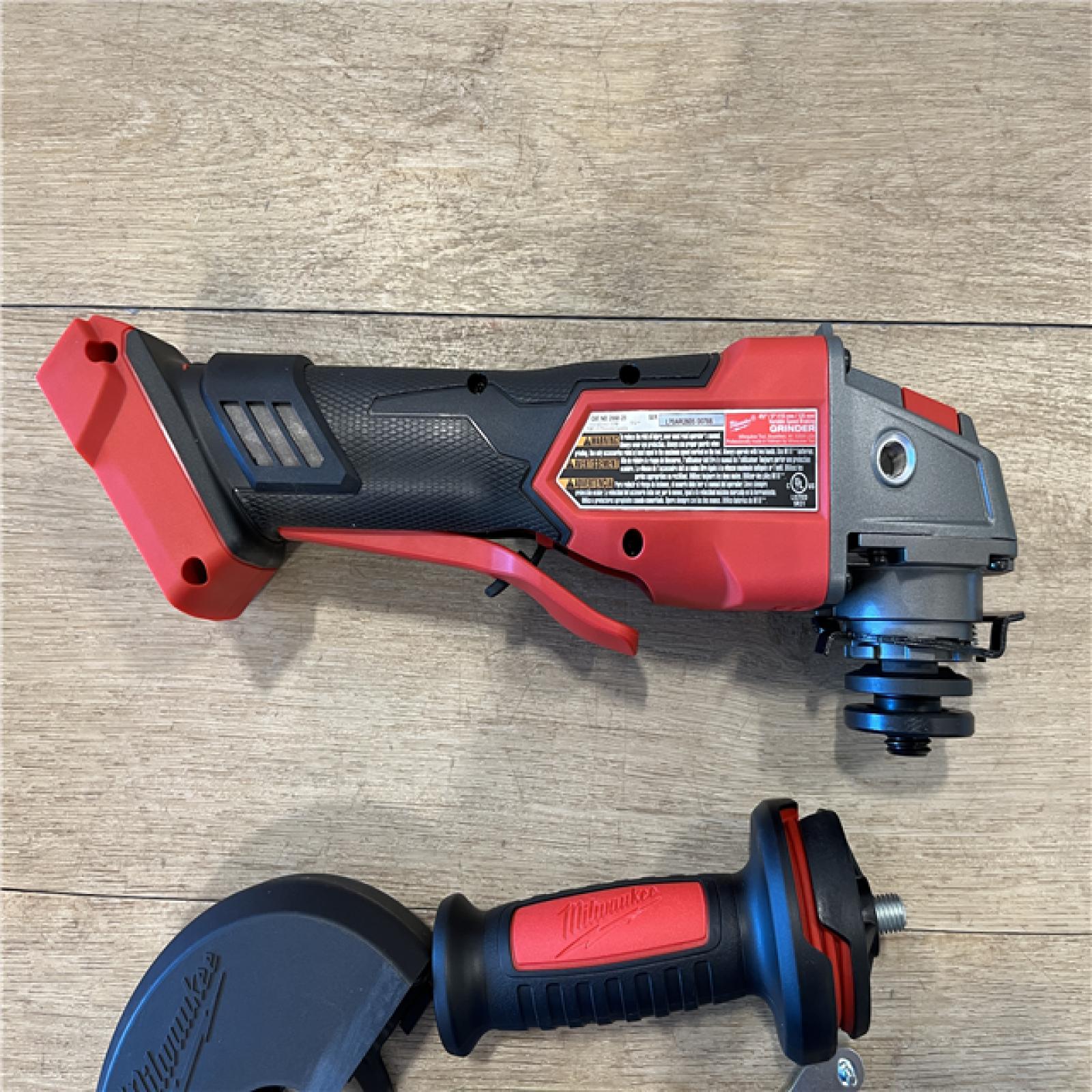 AS-IS Milwaukee FUEL 18V Lithium-Ion Brushless Cordless 4-1/2 in./5 in. Grinder with Variable Speed & Paddle Switch (Tool-Only)