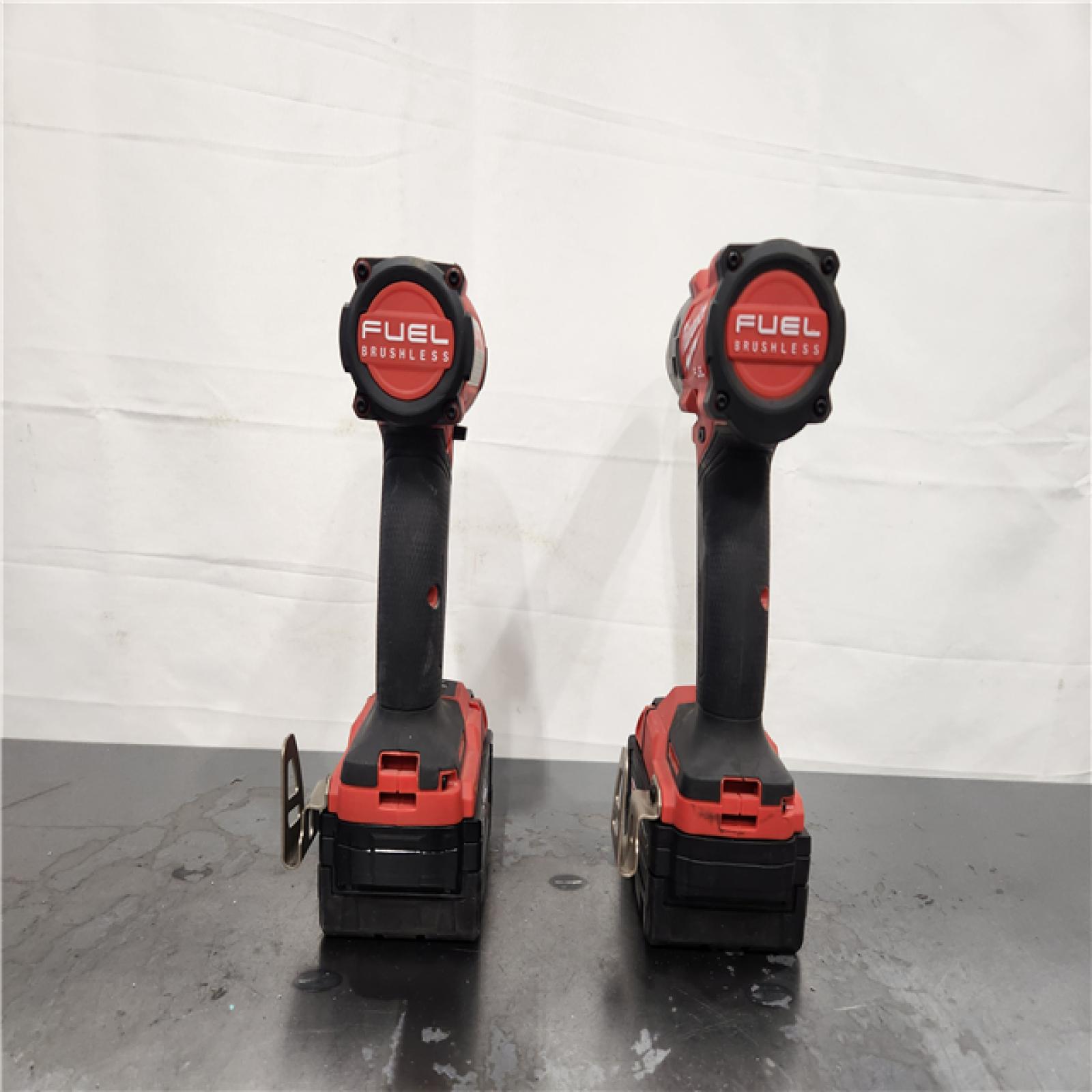 AS-IS- Milwaukee M18 FUEL 18V Lithium-Ion Brushless Cordless Hammer Drill and Impact Driver Combo Kit