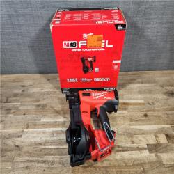 HOUSTON LOCATION - AS-IS (APPEARS LIKE NEW) Milwaukee FUEL 18-Volt Lithium-Ion Brushless Cordless Coil Roofing Nailer (Tool Only)
