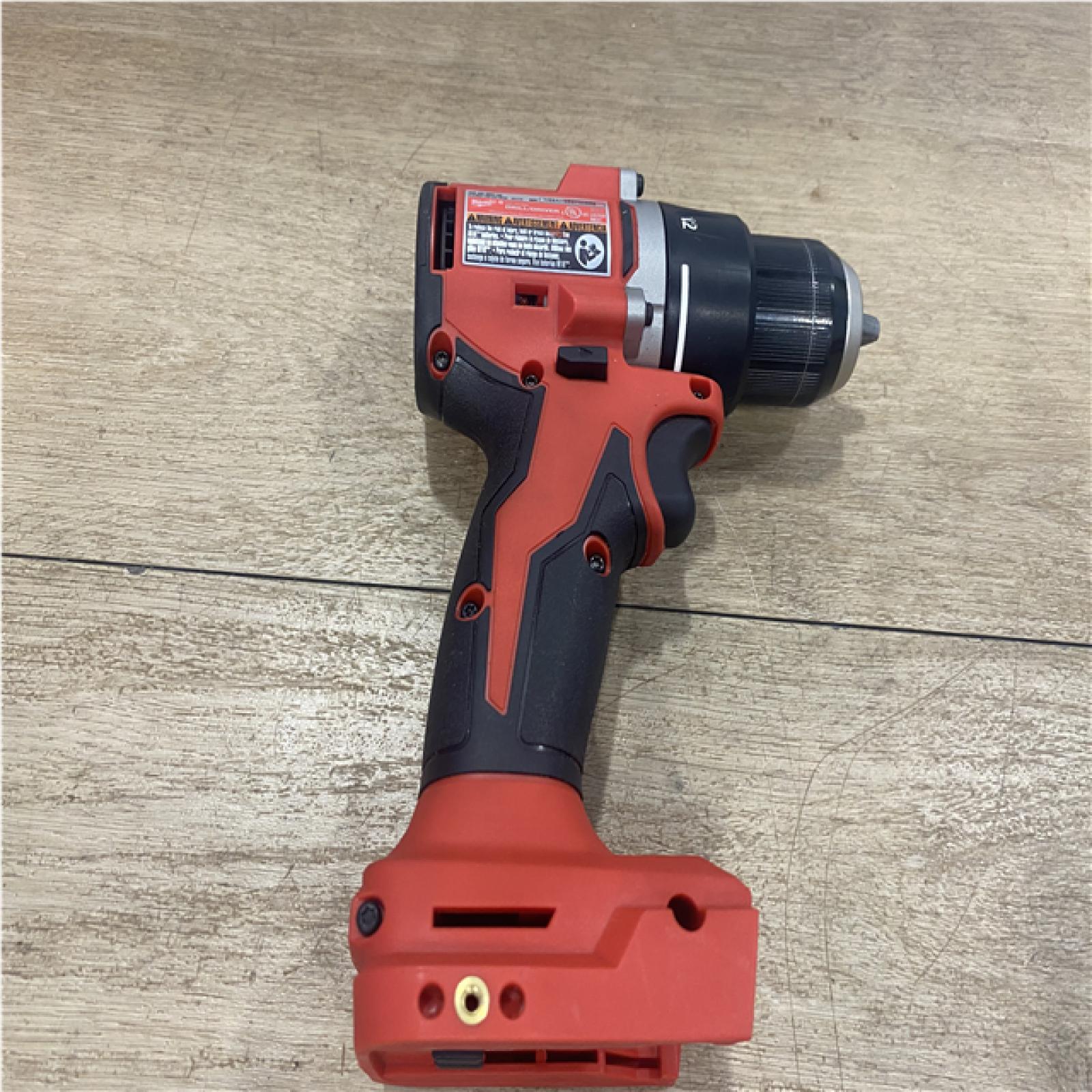 AS-IS Milwaukee 18V Lithium-Ion Brushless Cordless 1/2 in. Compact Drill/Driver (Tool-Only)