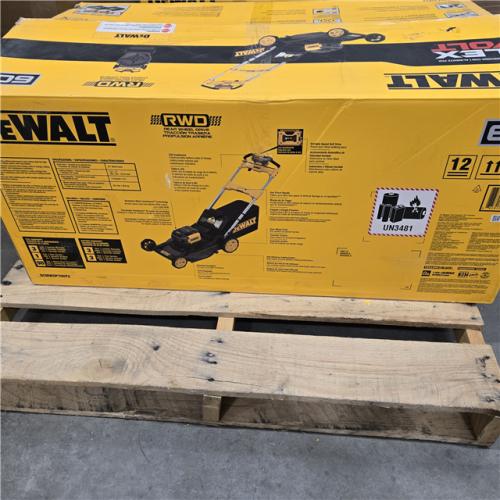 LIKE NEW- FLEXVOLT 2x60V MAX 21 in. Cordless Battery Powered Self Propelled Lawn Mower Kit with  12.0 Ah Batteries and Chargers