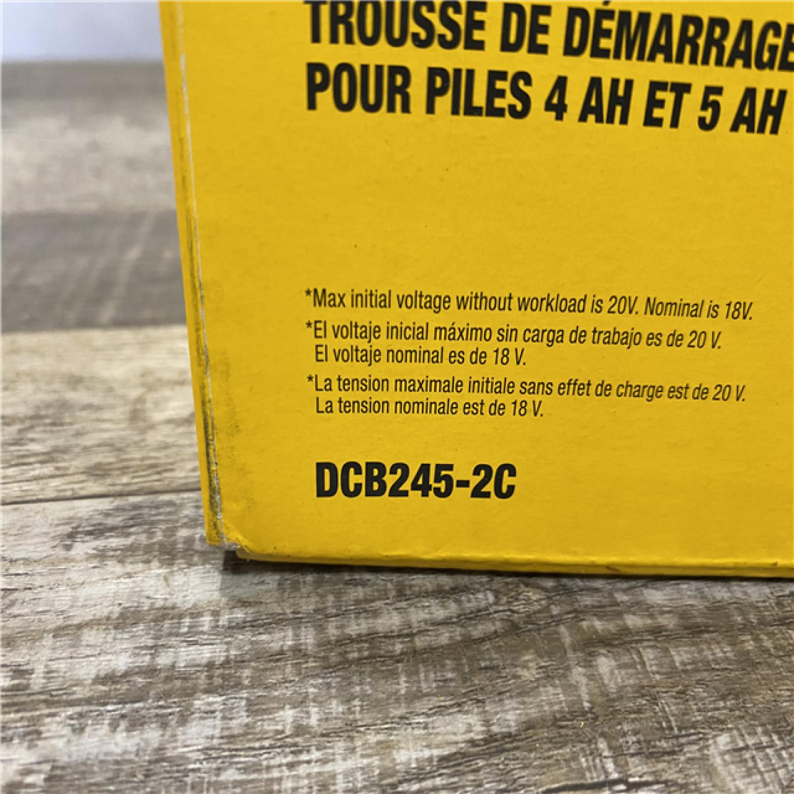 NEW - DEWALT 20V MAX Lithium-Ion Starter Kit