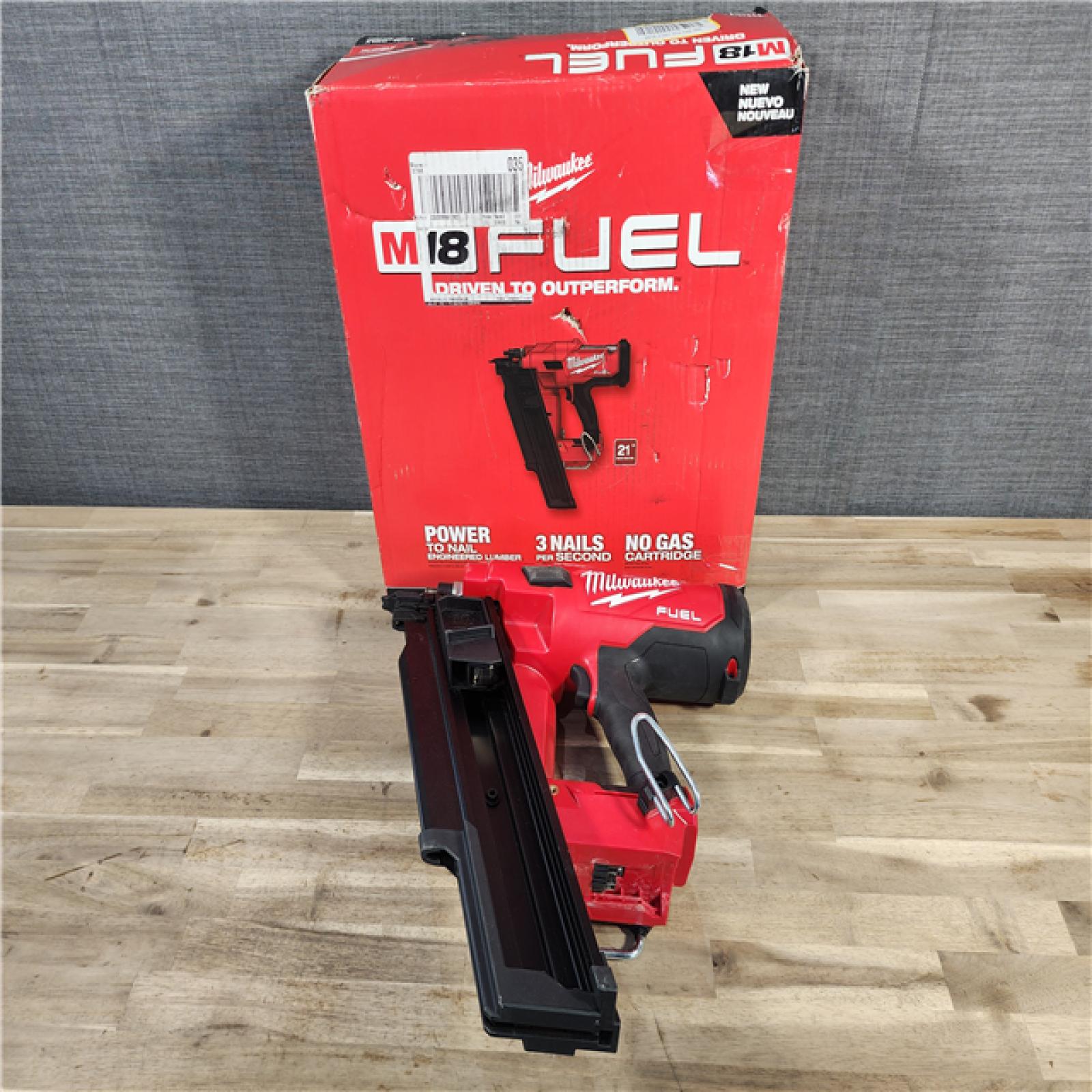 HOUSTON LOCATION - AS-IS Milwaukee 2744-20 M18 FUEL 3-1/2 in. 18-Volt 21-Degree Lithium-Ion Brushless Cordless Framing Nailer (Tool-Only)