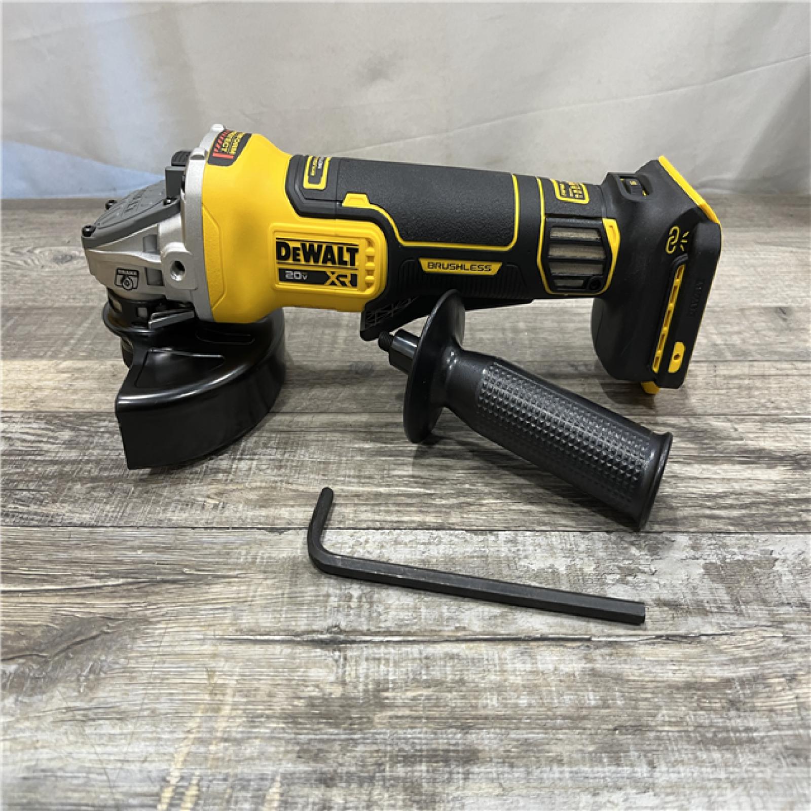 AS-IS DEWALT 20V XR Cordless 4-1/2. in. to 5 in. Variable Speed Angle Grinder (Tool Only)