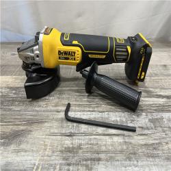 AS-IS DEWALT 20V XR Cordless 4-1/2. in. to 5 in. Variable Speed Angle Grinder (Tool Only)