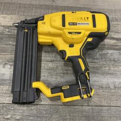 AS-IS DEWALT 20V MAX XR Lithium-Ion Electric Cordless 18-Gauge Brad Nailer (Tool Only)