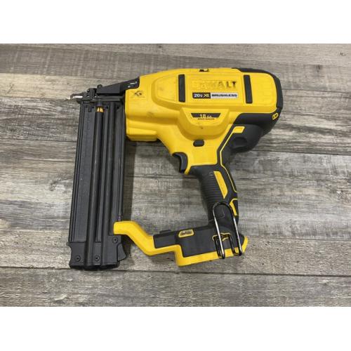 AS-IS DEWALT 20V MAX XR Lithium-Ion Electric Cordless 18-Gauge Brad Nailer (Tool Only)
