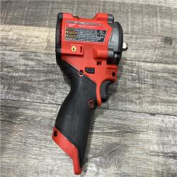 AS-IS Milwaukee FUEL 12V Li-Ion Brushless Cordless Stubby 3/8 in. Impact Wrench Kit