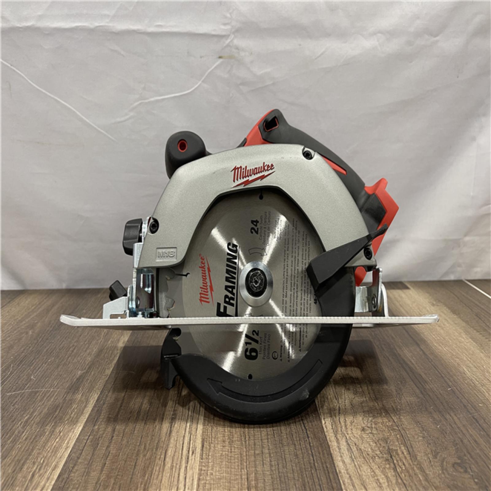 AS-IS Milwaukee M18 18V Lithium-Ion Cordless 6-1/2 in. Circular Saw (Tool-Only)