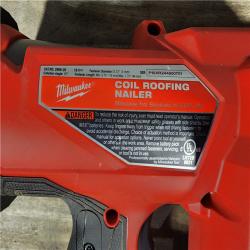 HOUSTON LOCATION - AS-IS Milwaukee M18 FUEL Coil Roofing Nailer (TOOL ONLY)