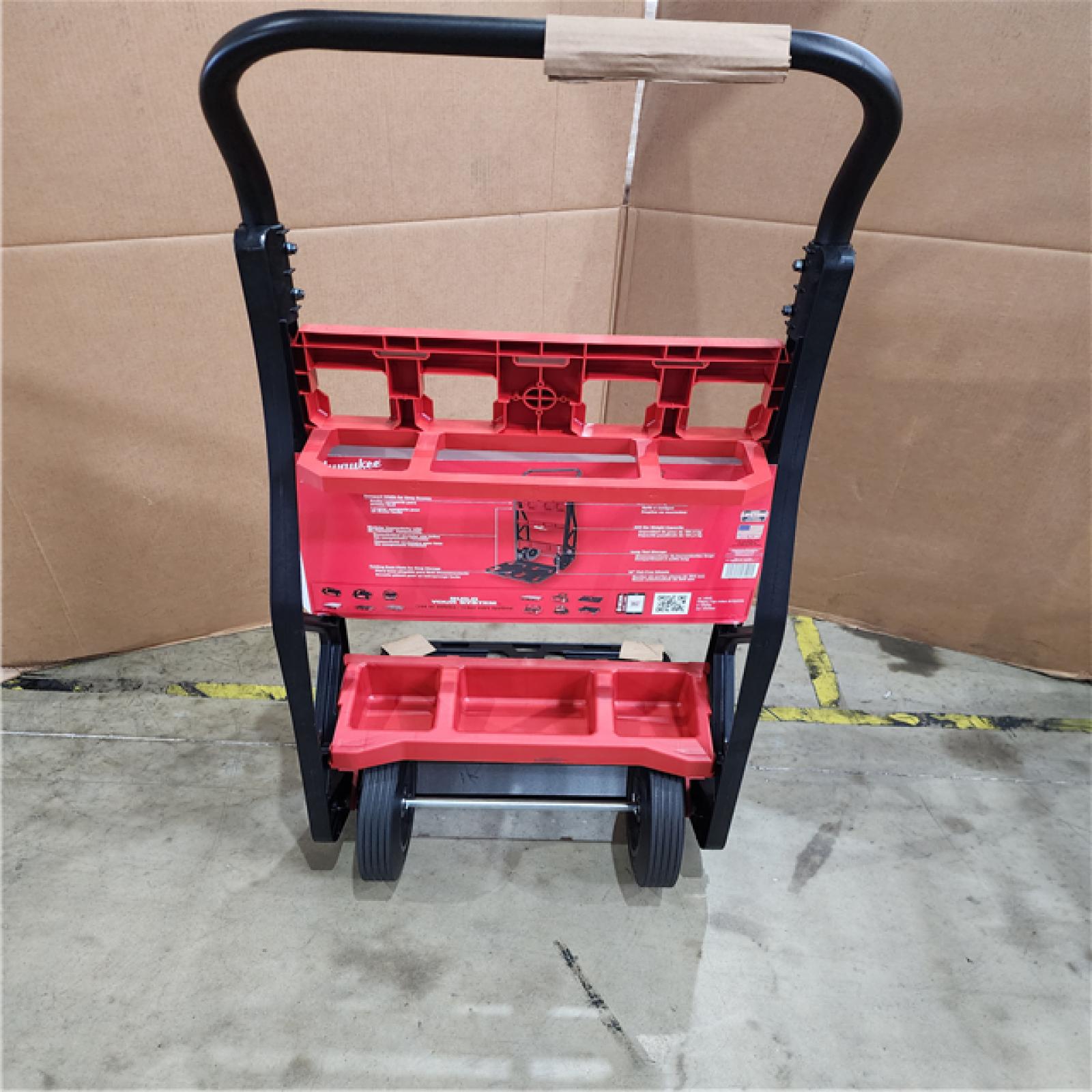 HOUSTON LOCATION - AS-IS Milwaukee PACKOUT 2-Wheel Cart