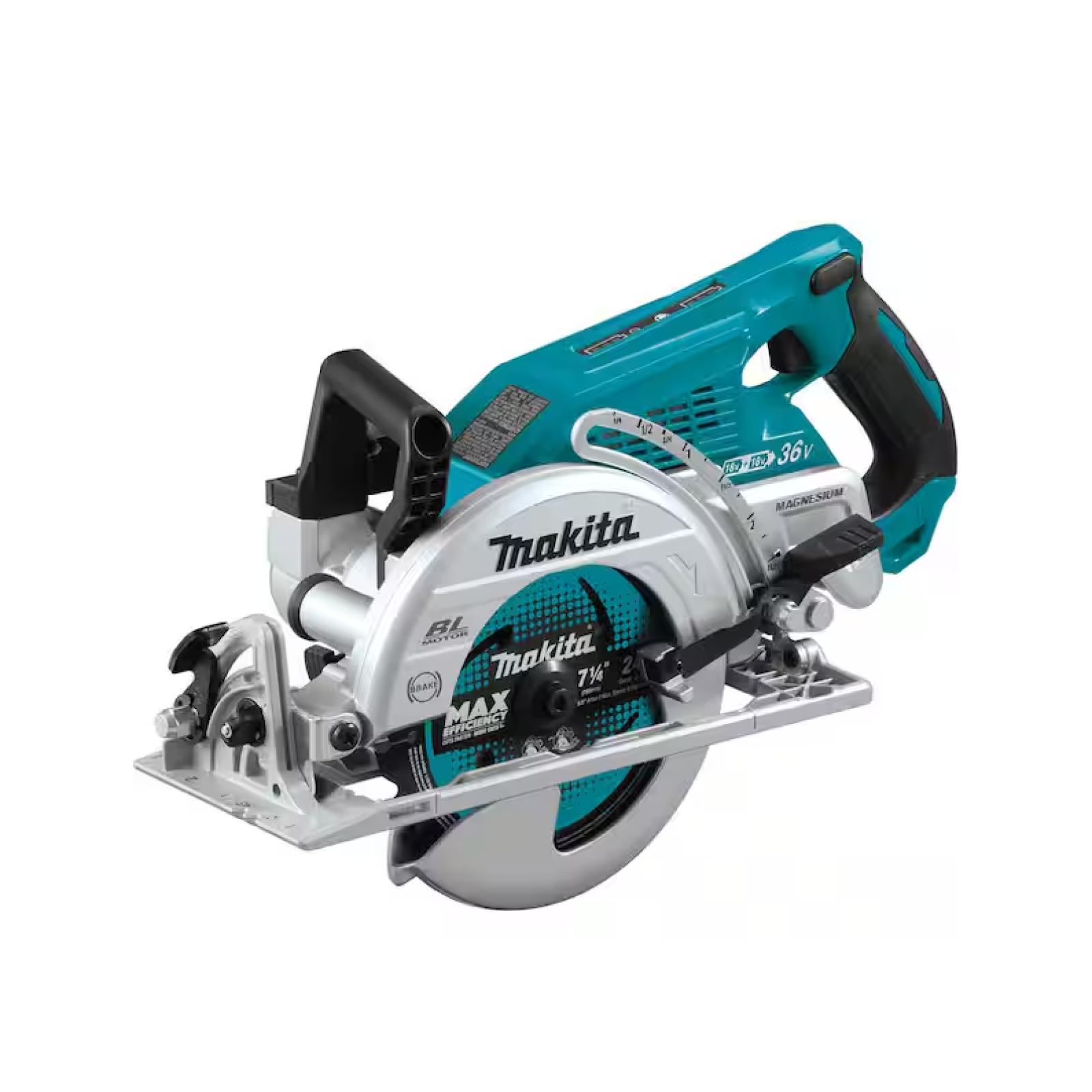 NEW! - Makita 18V X2 LXT Lithium-Ion (36V) Brushless Cordless Rear Handle 7-1/4 in. Circular Saw (Tool-Only)