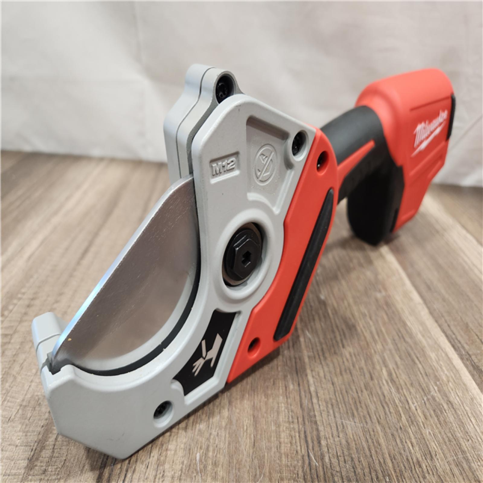 AS-IS- Milwaukee 12-Volt Lithium-Ion Cordless PVC Pipe Shear (Tool-Only)