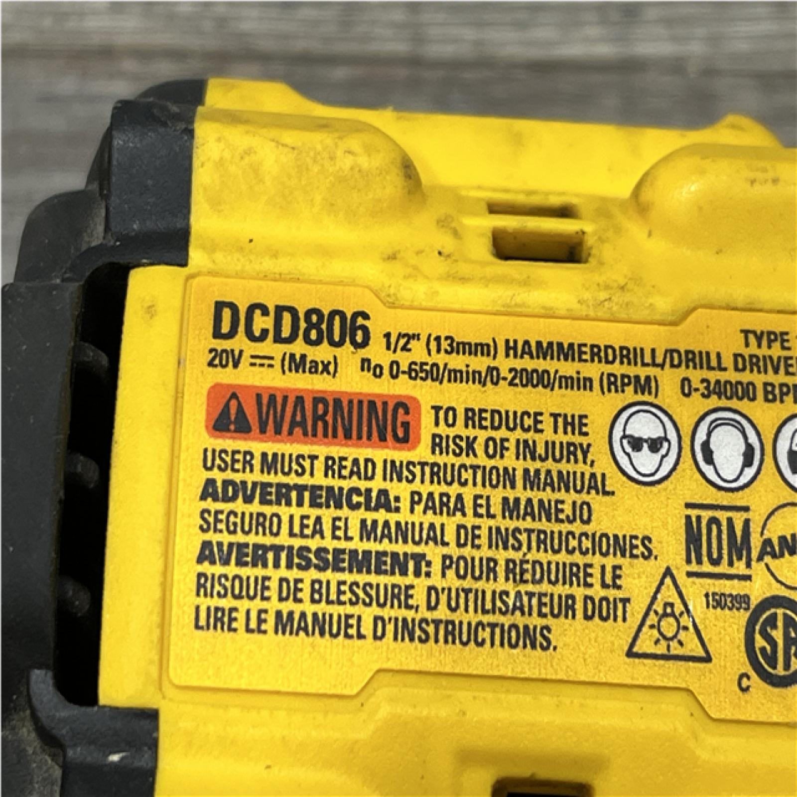 AS-IS DEWALT 20V XR Lithium-Ion Cordless 2-Tool Combo Kit