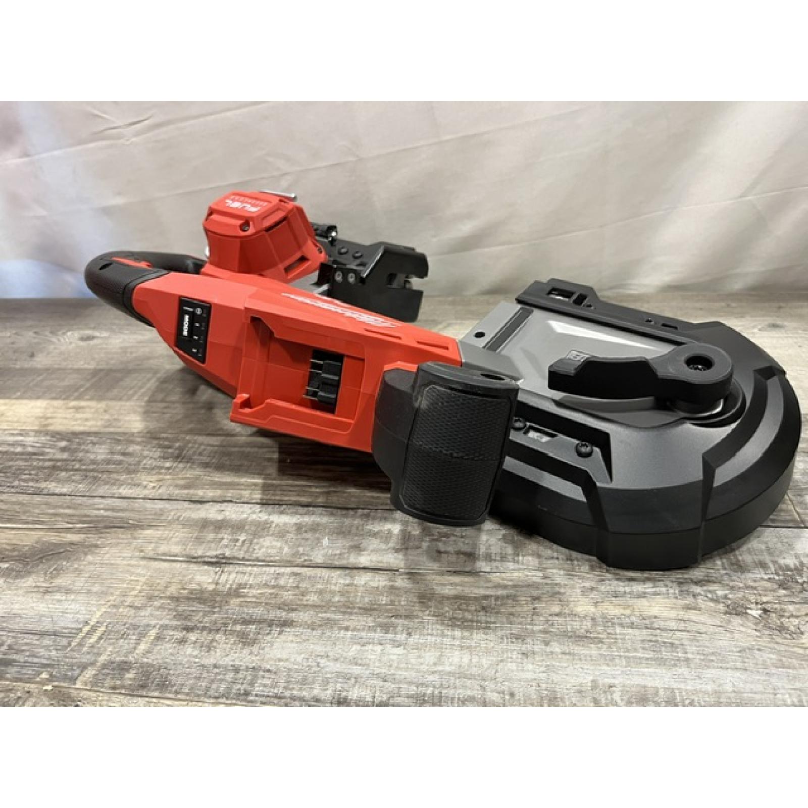 AS-IS Milwaukee FUEL 18V Lithium-Ion Brushless Cordless Deep Cut Band Saw (Tool-Only)