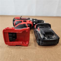 AS-IS Milwaukee 18-Volt Lithium-Ion Cordless 1/2 in. Drill Driver Kit w/ (2) 1.5Ah Batteries, Charger