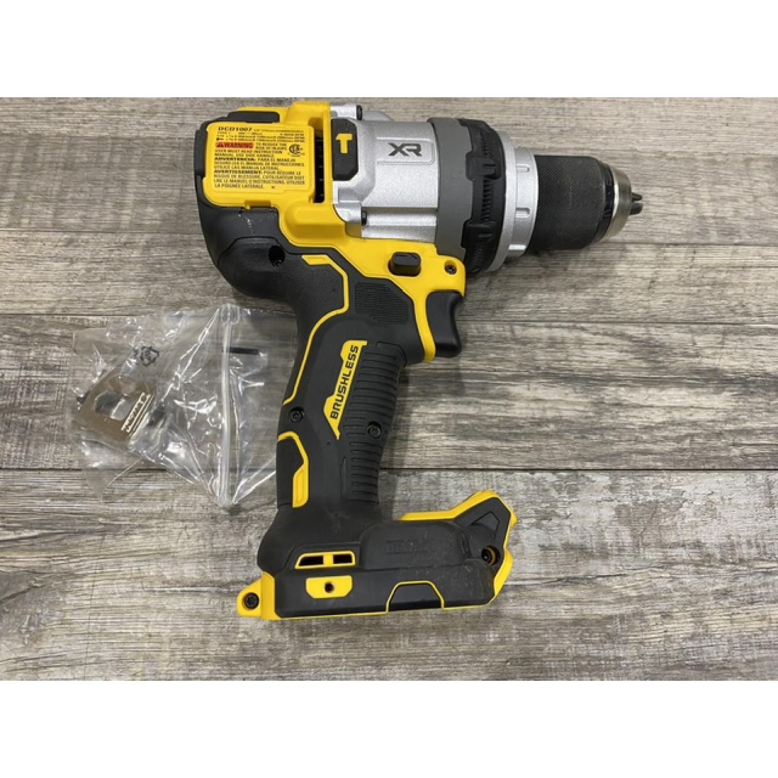 AS-IS DEWALT 20V MAX Brushless Cordless 1/2 3-Speed Hammer Drill (Tool-Only)