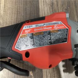 AS-IS Milwaukee  FUEL 18-Volt Lithium-Ion Brushless Cordless 4-1/2 in./6 in. Braking Grinder with Paddle Switch (Tool-Only)