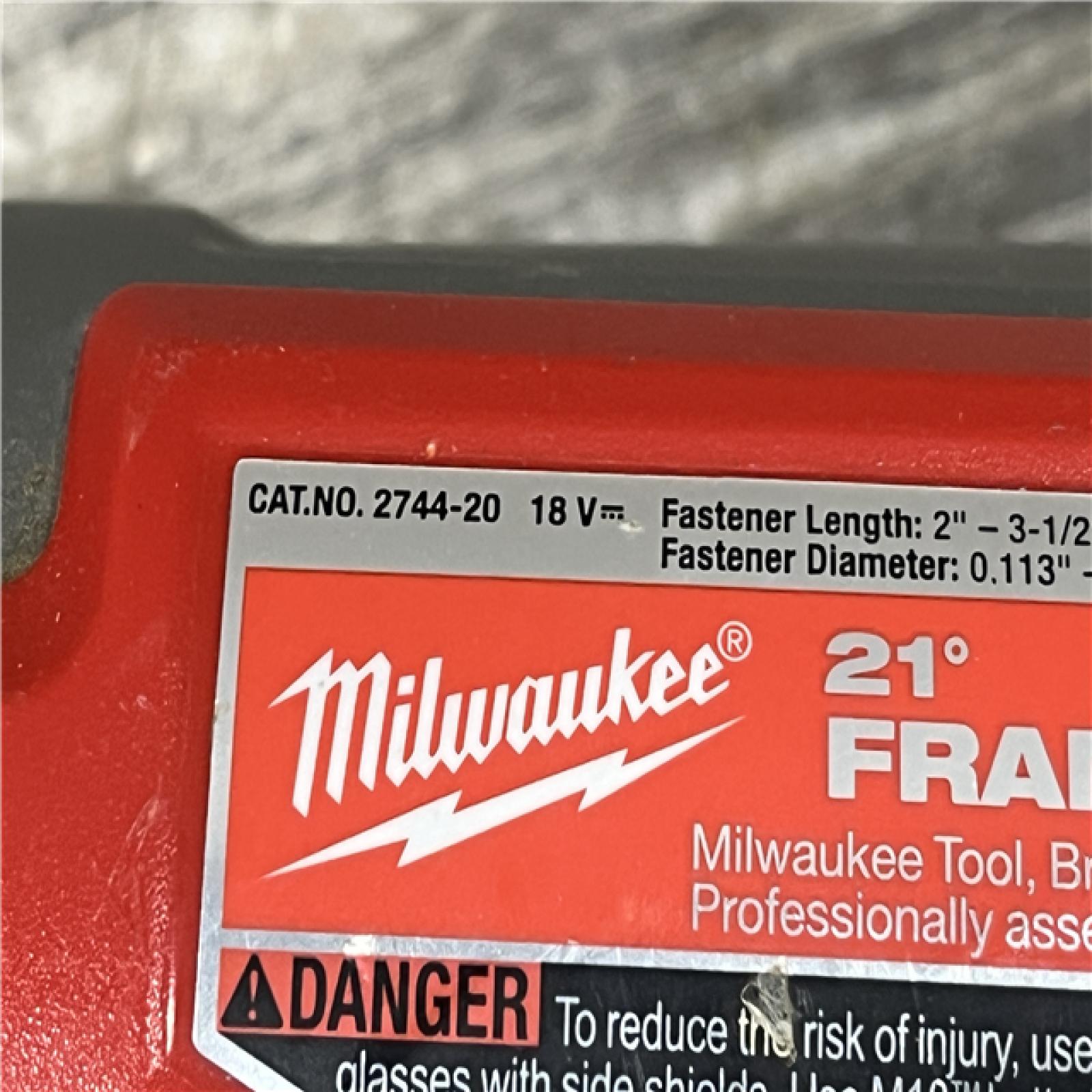 AS-IS Milwaukee FUEL 3-1/2 in. 18-Volt 21-Degree Lithium-Ion Brushless Cordless Framing Nailer (Tool-Only)