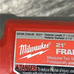 AS-IS Milwaukee FUEL 3-1/2 in. 18-Volt 21-Degree Lithium-Ion Brushless Cordless Framing Nailer (Tool-Only)