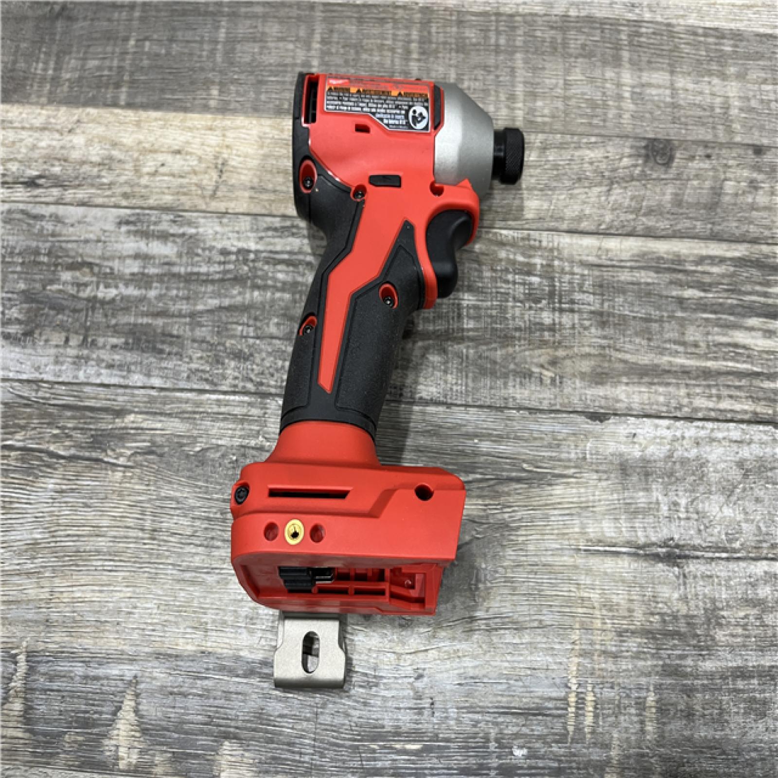 AS-IS Milwaukee 18V Lithium-Ion Compact Brushless Cordless 1/4 in. Impact Driver Kit