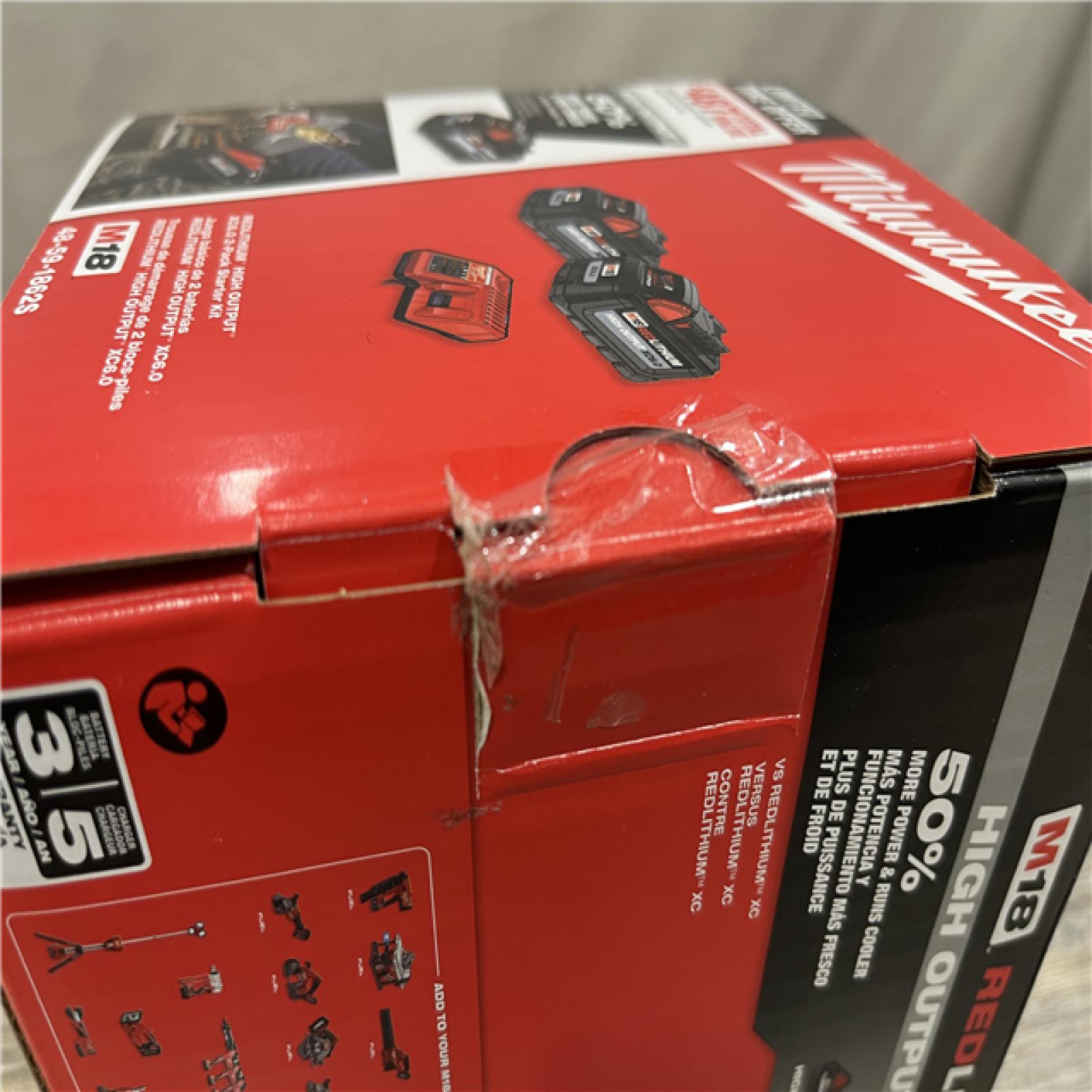 NEW - Milwaukee 18-Volt Lithium-Ion High Output Starter Kit