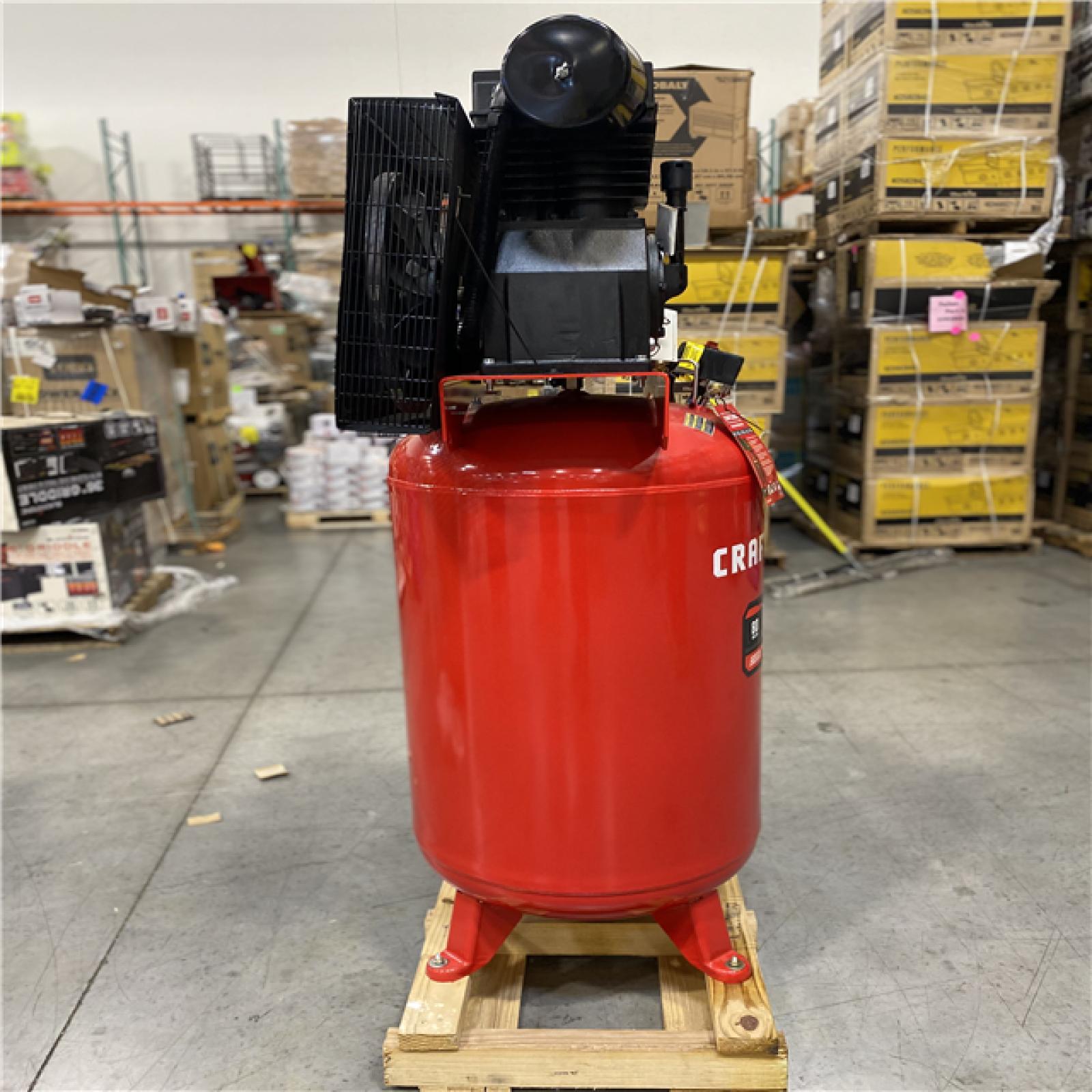 DALLAS LOCATION - CRAFTSMAN 80-Gallon Two Stage Electric 175 PSI Vertical Air Compressor with Accessories