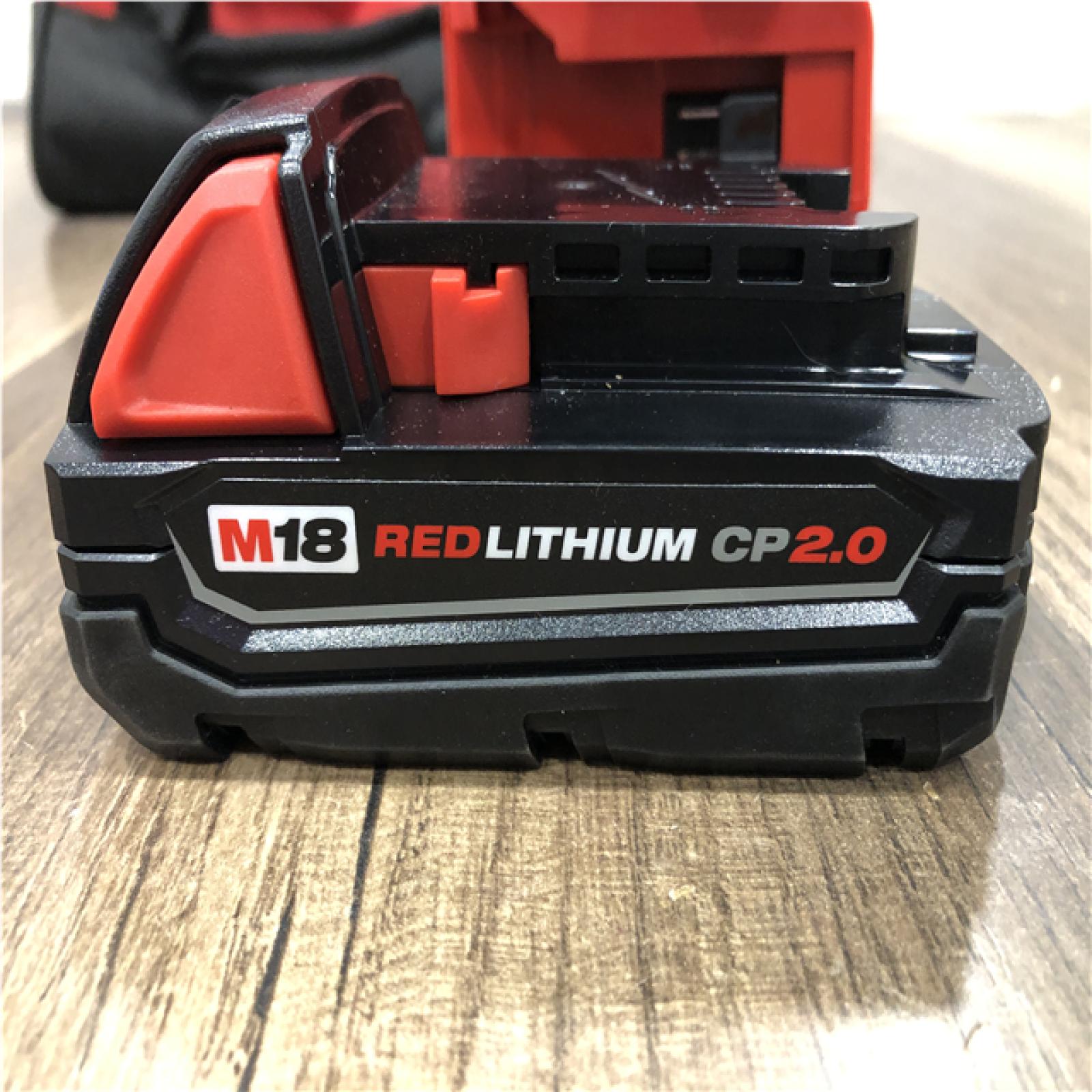 AS-IS Milwaukee 18-Volt Lithium-Ion Compact Brushless Cordless 1/4 in. Impact Driver Kit