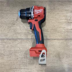 AS-IS Milwaukee 18V Lithium-Ion Brushless Cordless 1/2 in. Compact Hammer Drill/Driver (Tool-Only)