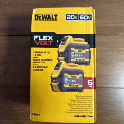 California NEW DeWalt Flex Volt Batteries  (2) Batteries