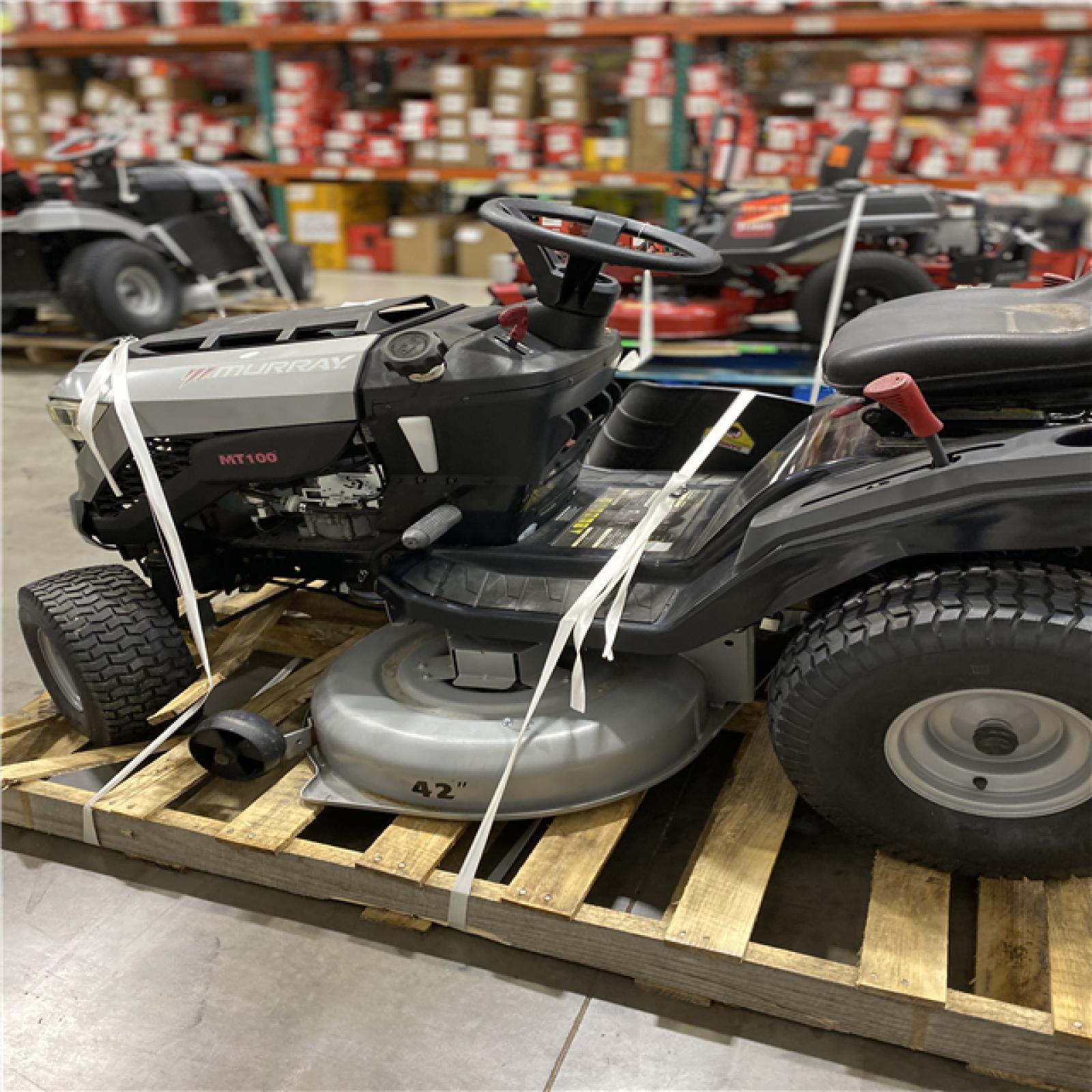 Dallas Location - As-Is Murray MT100 42 in. Gas Riding Lawn Tractor Mower